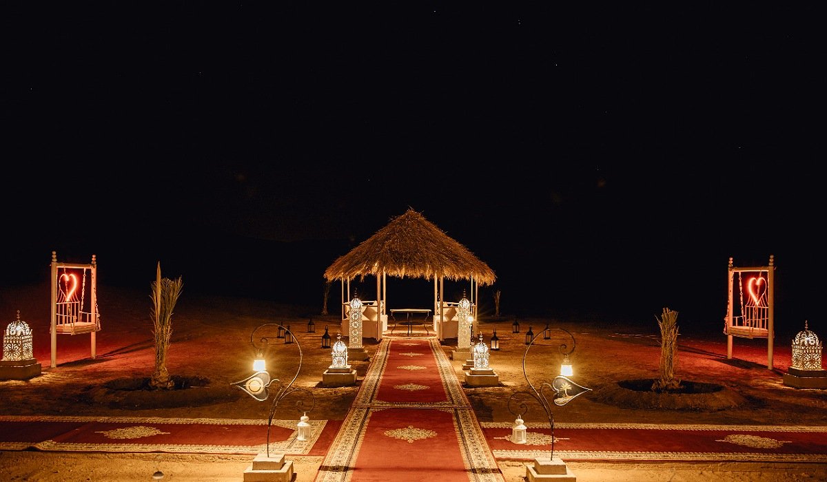 Overnight-in-luxury-desert-camp Overnight Camel ride in Merzouga desert
