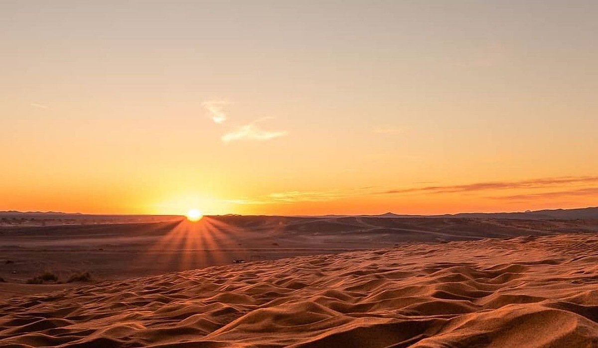 sunset-camel-ride-in-sahara-morocco overnight in desert camp merzouga