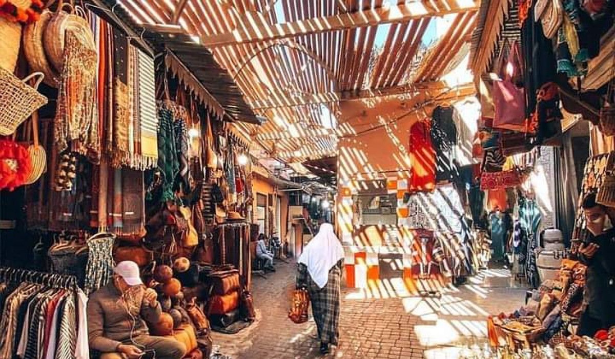 Marrakech-souks-Morocco Best places to visit in Morocco